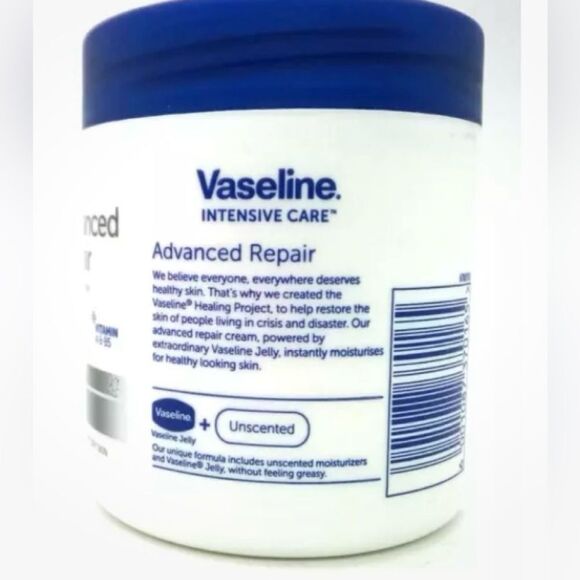 🛍️Vaseline Advance Repair intensive Care Fragrance free Body Cream 400ml💥 - Picture 2 of 7